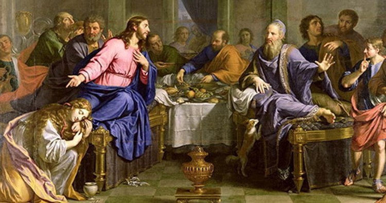 Christ in the house of Simon the Pharisee